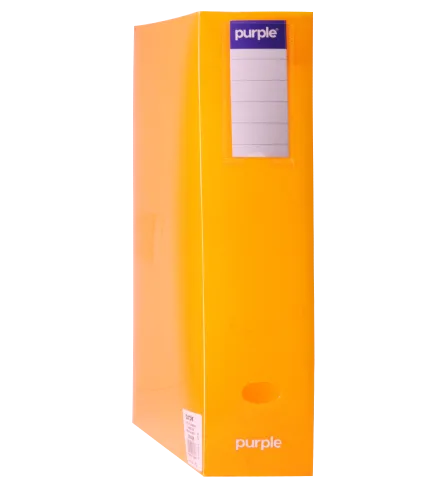Boite de classement Personnalisable Dos 80mm EVIDENCE — Orange