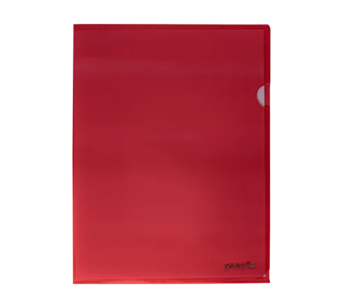 Lot de 10 Pochettes Coin PP Lisse — Rouge