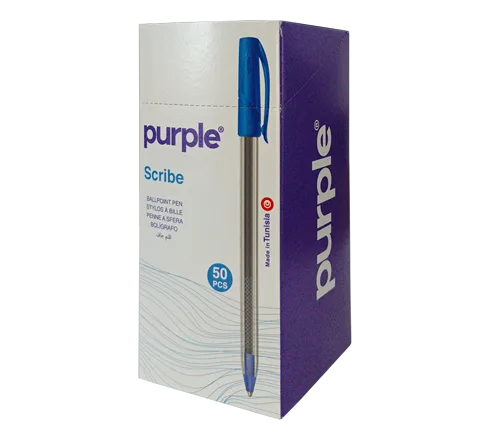 Boite 50 Stylos à Bille Pointe 1,0 mm SCRIBE — photo 3