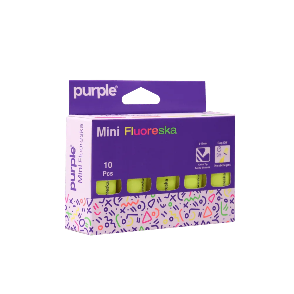 Boite 10 Surligneur Mini Fluoreska — photo 2