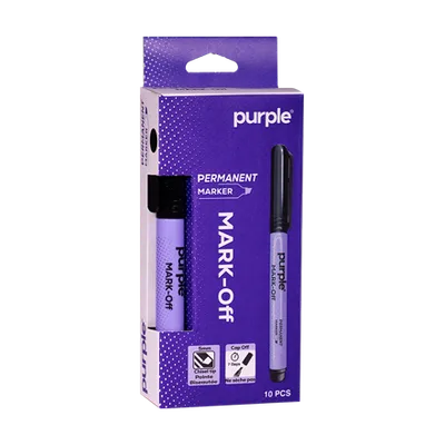 Boite 10 Marqueurs Permanent MARK-OFF