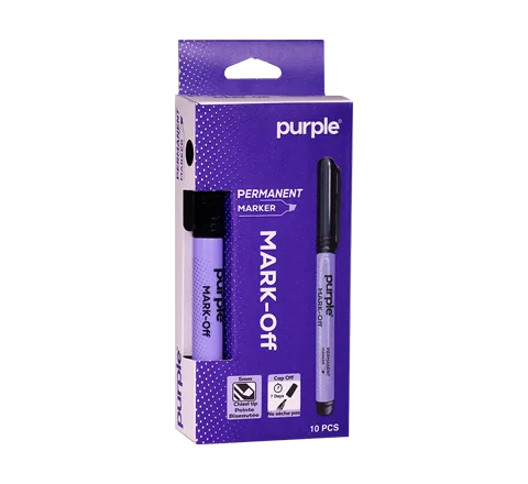 Boite 10 Marqueurs Permanent MARK-OFF