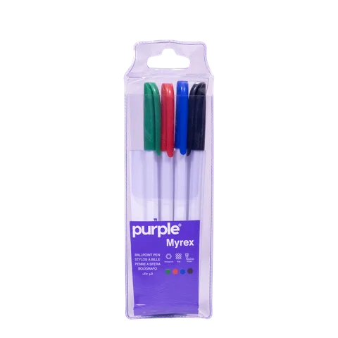 Pochette 4 Stylos Scribe 1,0 mm