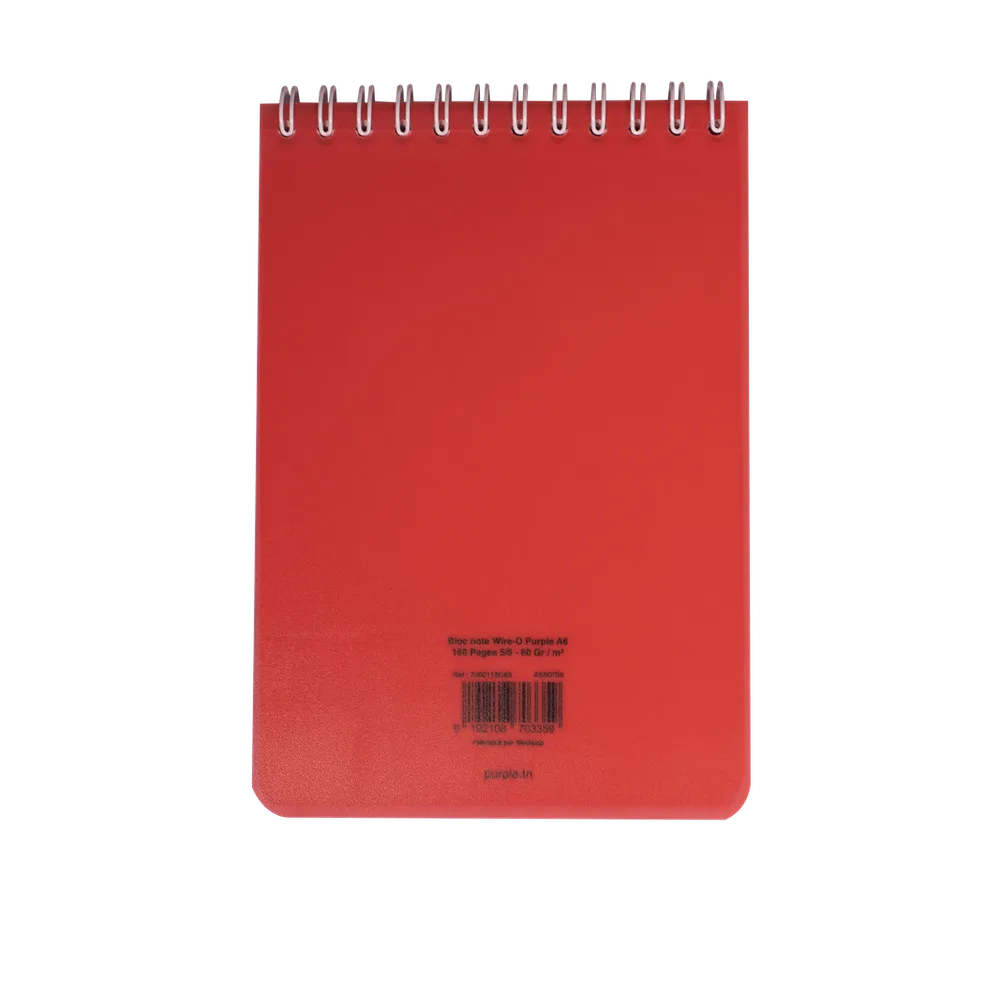 Bloc Note Wiro 160 Pages A6 VELVET — photo 5