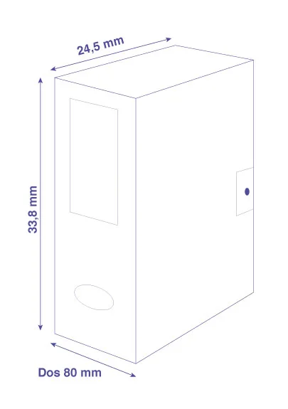 Boite de classement Dos 80mm ESSENTIAL — photo 4