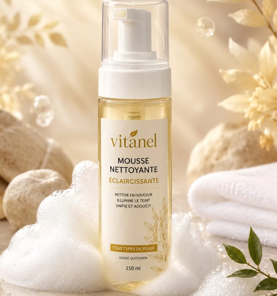 Mousse nettoyante éclaircissante 150 ml