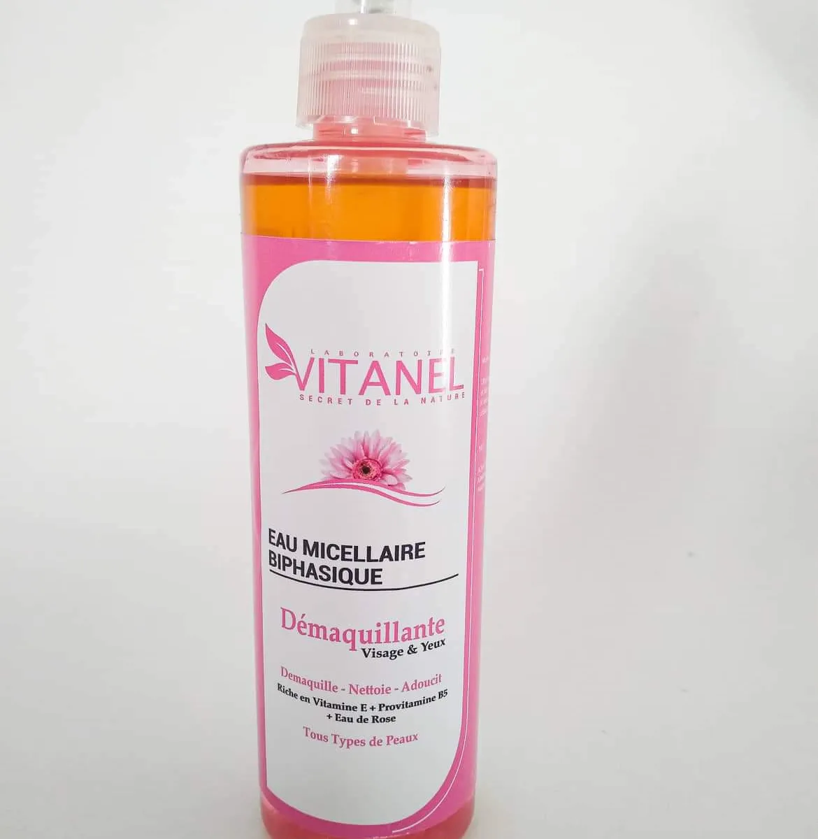 Eau micellaire biphasique démaquillante 100 ml
