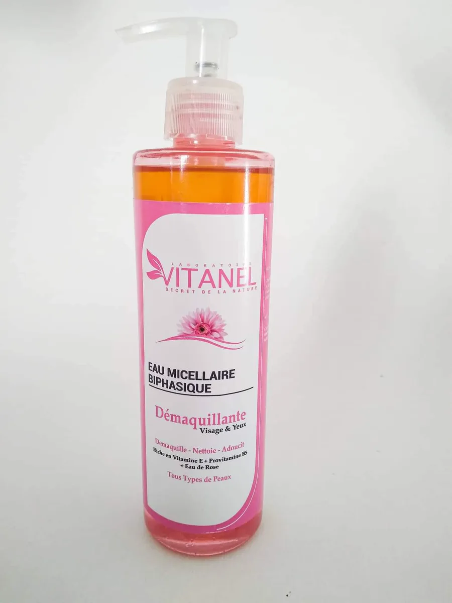 Eau micellaire biphasique démaquillante 100 ml