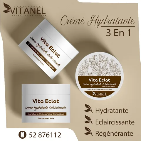 Crème hydratante éclaircissante Vita Éclat 100 ml