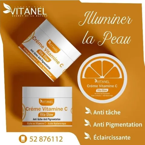 Crème Vitamine C Vita Glow anti-taches 100 ml