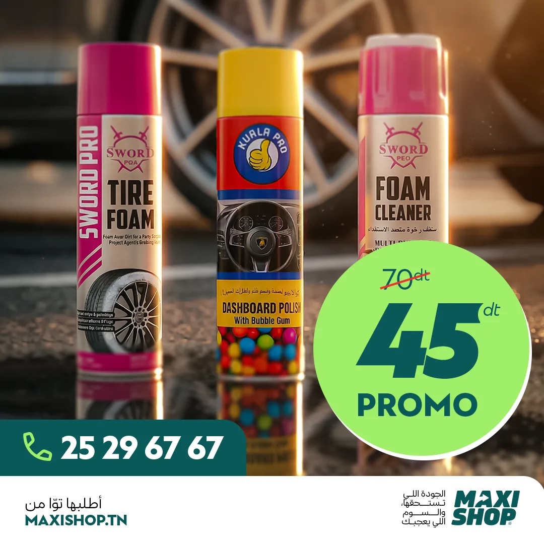 SWORD FOAM Cleaner + SWORD TIRE FOAM + KUALA PRO