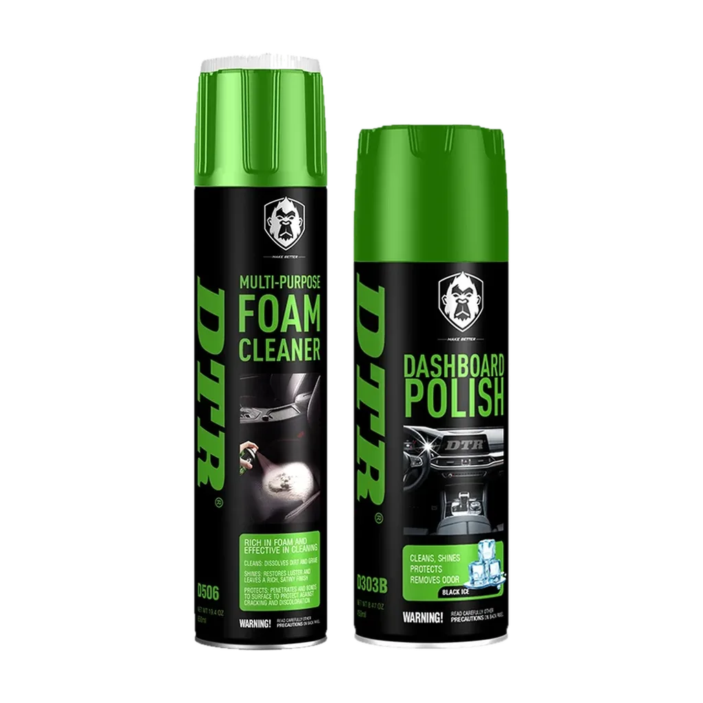 Pack DTR Mousse D506 + Polish Tableau de Bord D303 450ml