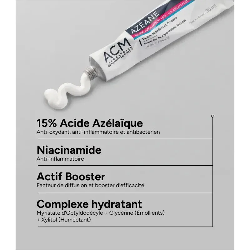 ACM Azeane Crème Acide Azélaïque 15% 30 ml — photo 3