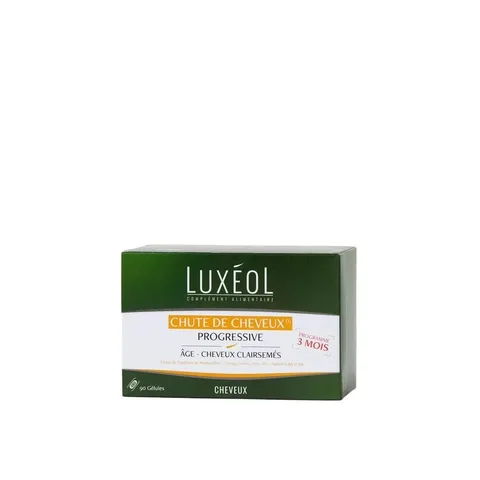 Luxeol Chute de Cheveux Progressive 3 Mois 90 Gélules