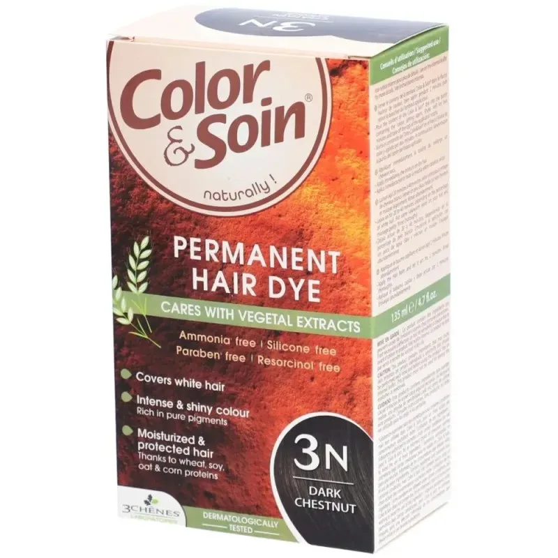 3 CHENES Color & Soin Coloration Chatain Fonce 3N