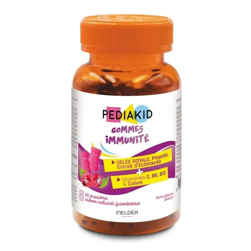 PEDIAKID Gommes Immunité 60 Oursons