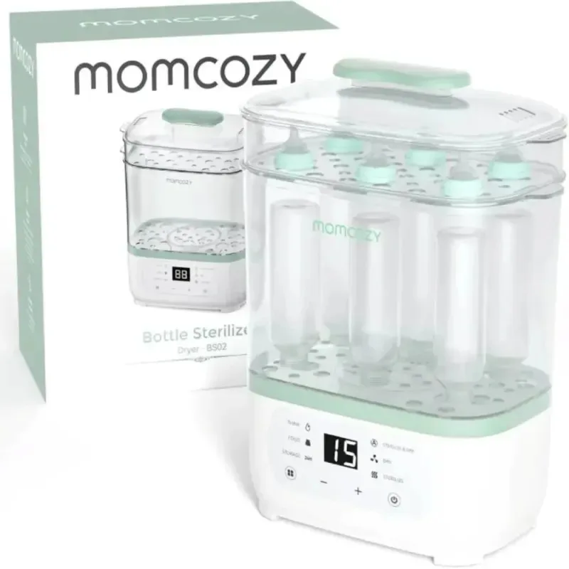 MOMCOZY Sterilisateur & Secheur de Biberons 8-En-1