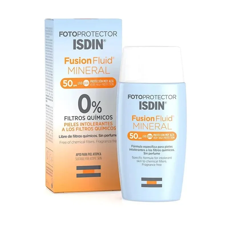 ISDIN Écran Solaire Fusion Fluide Minéral SPF50+ 50 ml