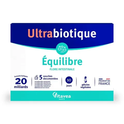 VITAVEA Ultrabiotique Equilibre Balance 10 Gélules