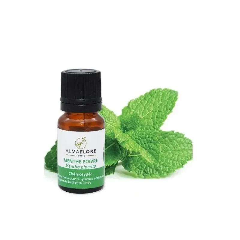 ALMAFLORE Huile Essentielle Menthe Poivre 10 ml