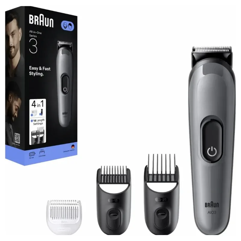 BRAUN Tondeuse Multifonction 4en1 Ref Aio3500