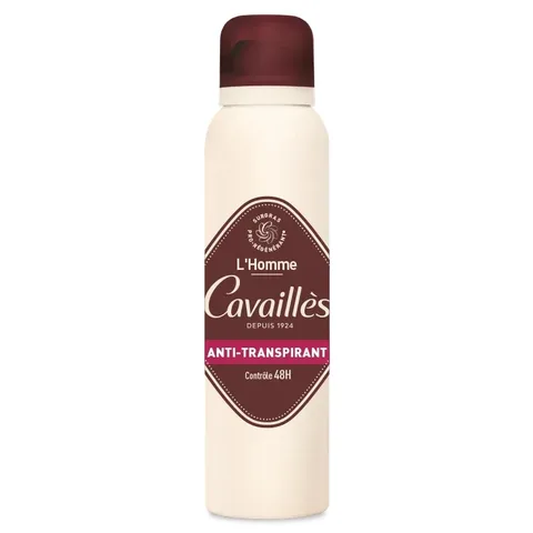 ROGE CAVAILLES Déodorant Homme Spray Anti Transpirant Controle 48H 150 ml