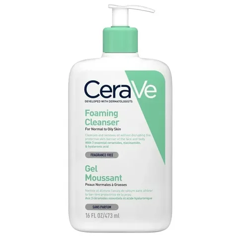 CERAVE Gel Moussant Peaux Normales à Grasses 473 ml