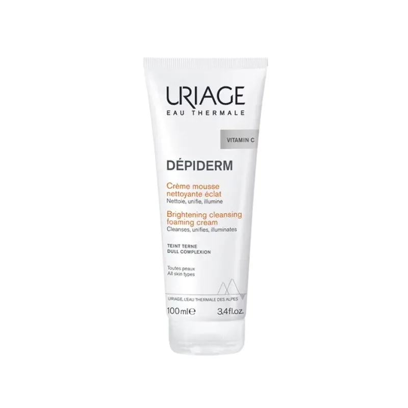 URIAGE Depiderm Crème Mousse Nettoyante Éclat 100 ml