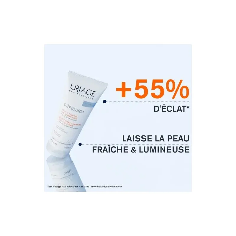 URIAGE Depiderm Crème Mousse Nettoyante Éclat 100 ml — photo 2