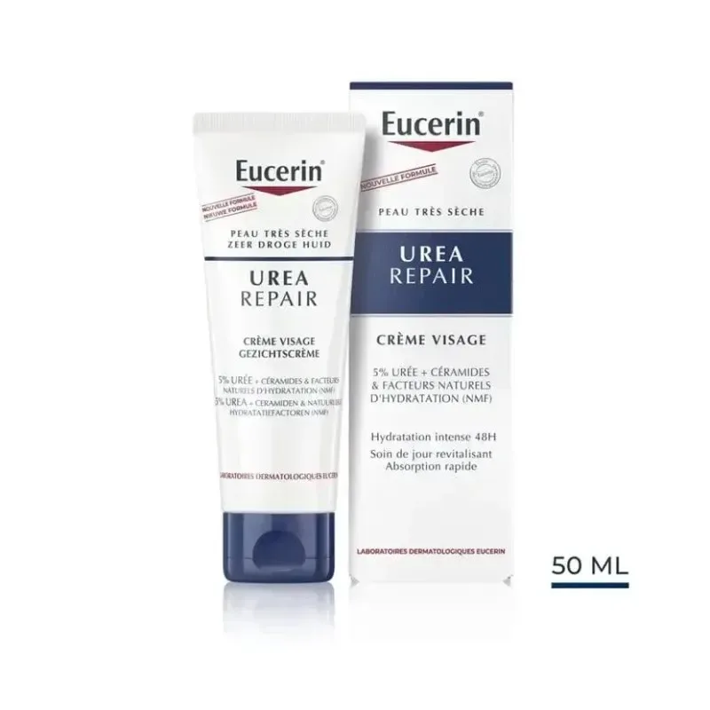 EUCERIN Urea Repair Crème Visage Peau Sèche 50 ml
