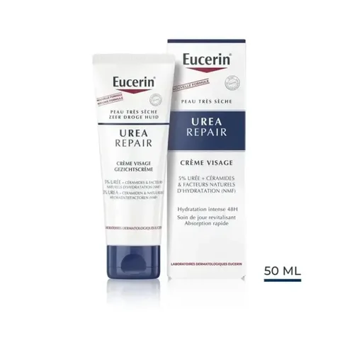 EUCERIN Urea Repair Crème Visage Peau Sèche 50 ml