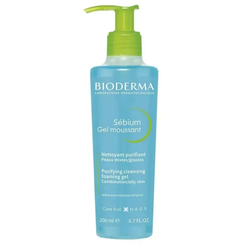 BIODERMA Sebium Gel Moussant Purifiant Pompe 200 ml