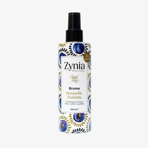 ZYNIA Brume Parfumée Sensuelle Pailletée 250 ml