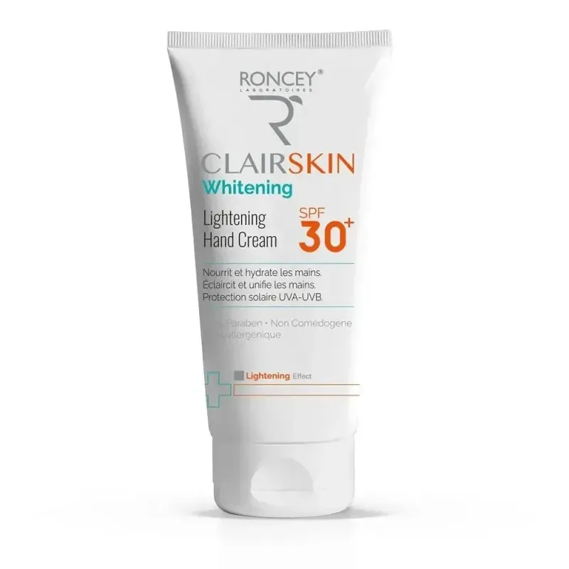 Roncey Clairskin Crème à Mains SPF30+ 100 ml
