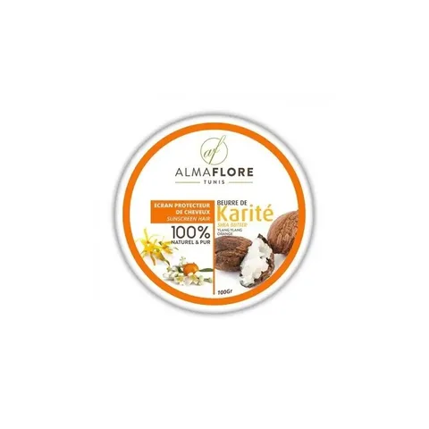 ALMAFLORE Beurre de Karite Ylang Ylang et Orange 100 g