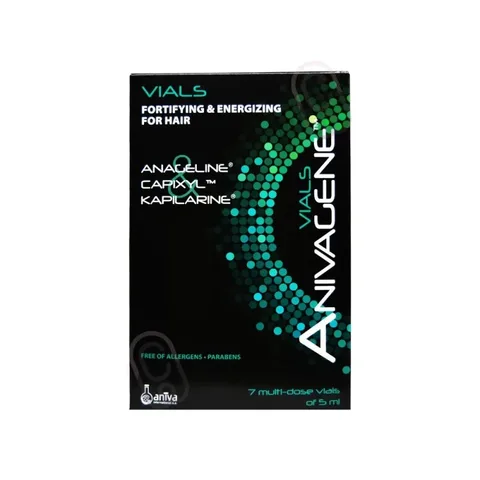 ANIVAGENE Ampoule Anti Chute Fortifiant & Énergisant 7*5ml