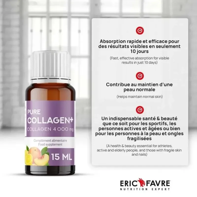 ERIC FAVRE Programme 10 Jours Pure Collagen+ 10*15ml — photo 3