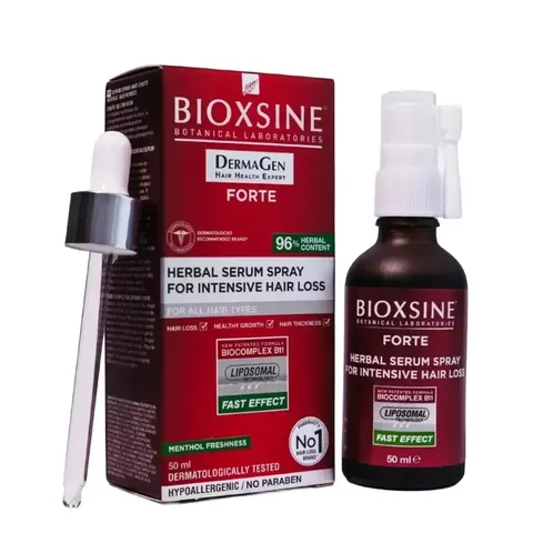 BIOXSINE Forte Sérum Spray Anti Chute Intense aux Herbes 50 ml