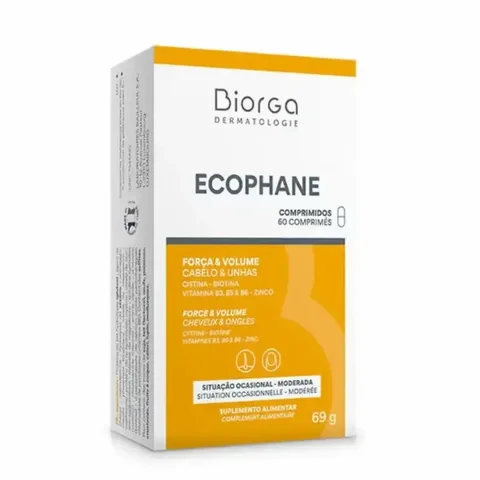 Biorga Ecophane Cheveux et Ongles 60 Comprimes