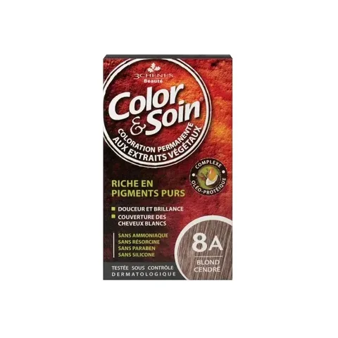 3 CHENES Color & Soin Coloration Blond Cendre 8A