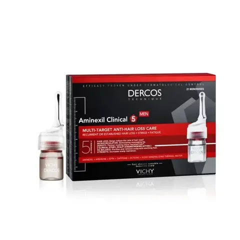 VICHY Dercos Aminexil Clinical 5 Homme 21 Ampoules