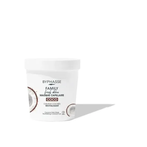 BYPHASSE Family Masque Capillaire Coco Cheveux Colores 250 ml