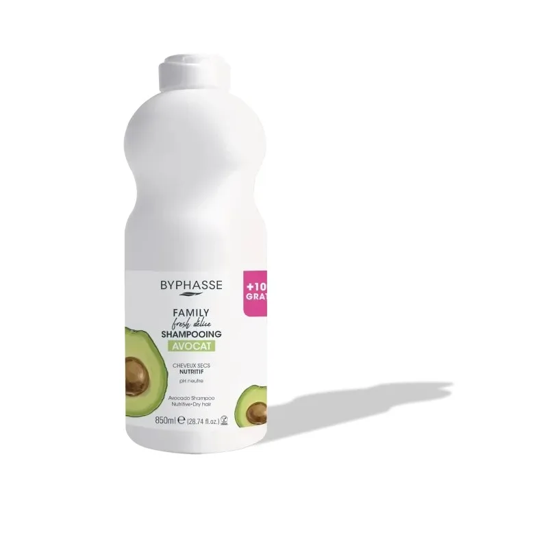 BYPHASSE Family Shampooing Avocat Cheveux Secs 750 ml