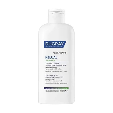 DUCRAY Squanorm Shampooing Pellicules Grasses 200 ml