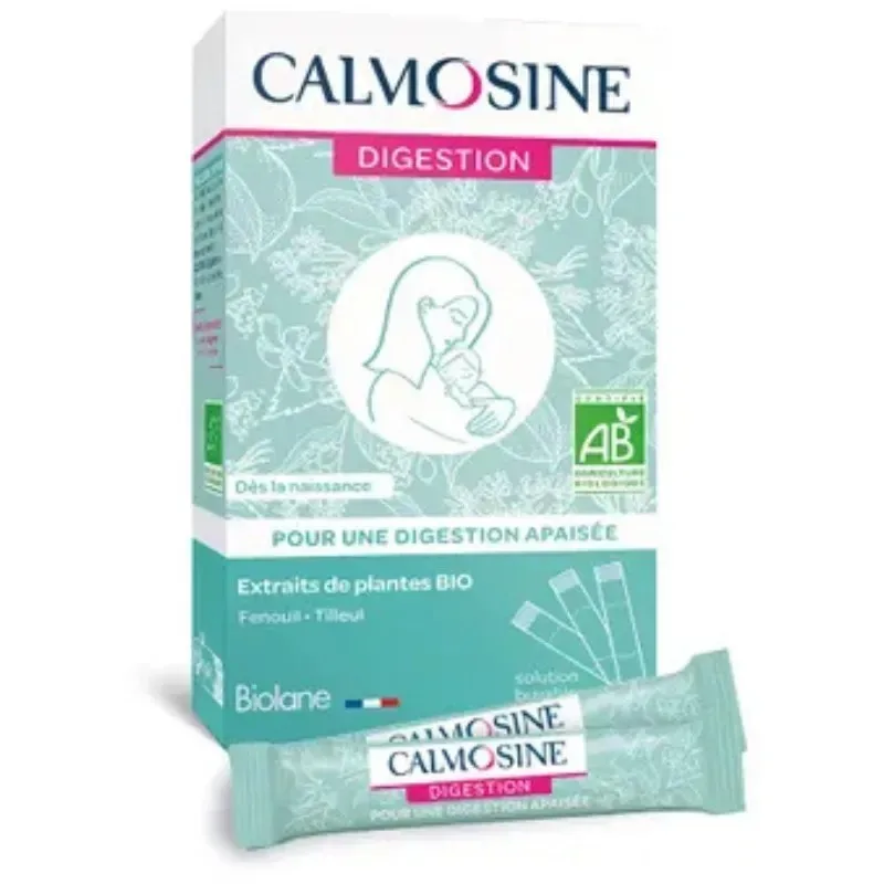 BIOLANE Calmosine Digestion Boisson Apaisante Bio 12 Sachets
