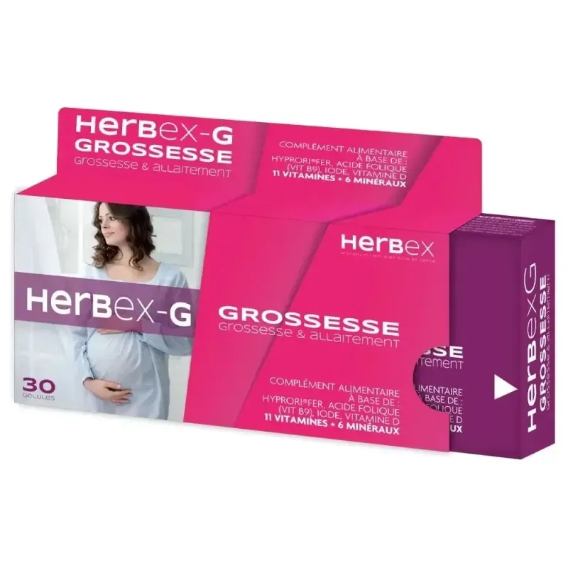 Herbex-G Grossesse Allaitement 30 Gélules