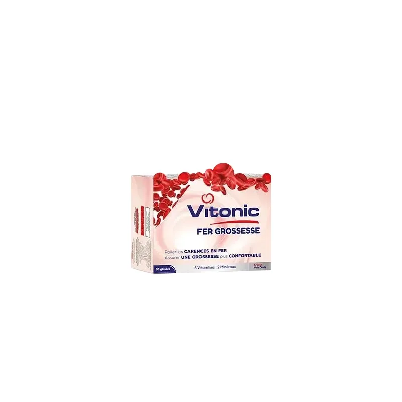 Vital Vitonic Fer Grossesse 30 Gélules