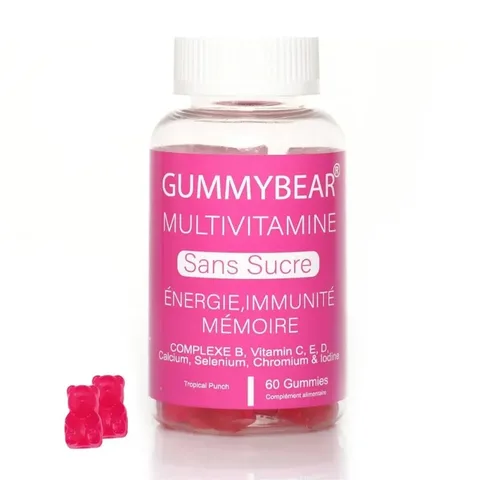 GUMMYBEAR Multivitamine sans Sucre 60 Gummies
