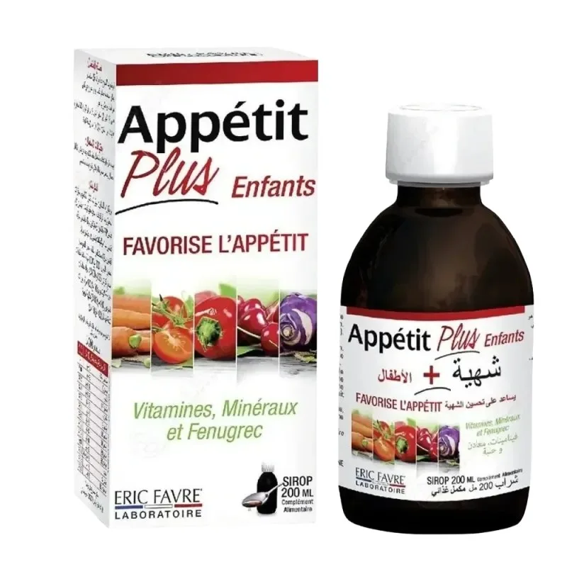 ERIC FAVRE Appetit Plus Enfants Sirop 200 ml