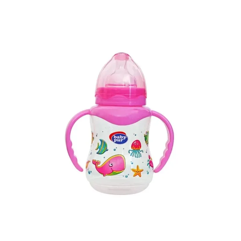 BABY PUR Biberon Col Large avec Anses 250 ml — photo 2